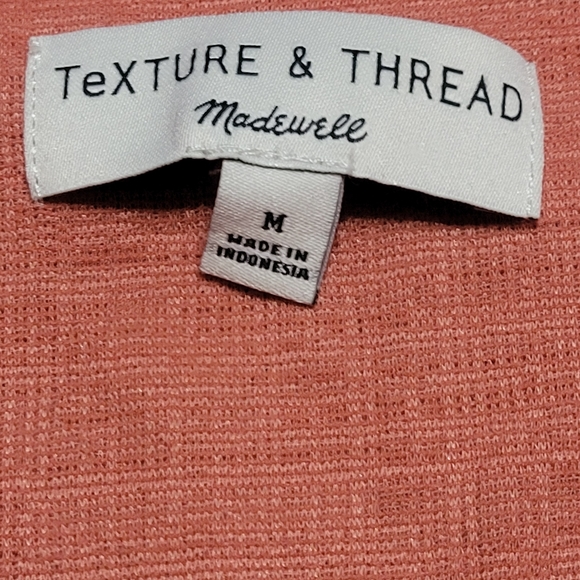 Madewell Texture & Thread Top, Size Medium - Picture 4 of 4